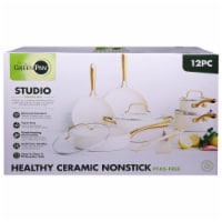 GreenPan Studio Ceramic Non-Stick Cookware Set - Linen Perspective: Main