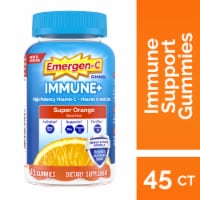 Emergen-C Immune+ Triple Action Super Orange Immune Support Gummies