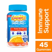 Emergen-C Immune+ Triple Action Super Orange Immune Support Gummies Perspective: Main