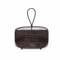 Mikasa Gourmet Basics Rope Napkin and Flatware Caddy