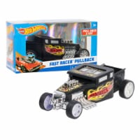 Hot Wheels® Fast Racer™ Bone Shaker Pullback Vehicle - Black Perspective: Main