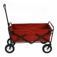 Mac Sports Collapsible Folding Outdoor Utility Wagon - Red