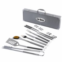 Chef Buddy 19 Piece Heavy Duty BBQ Grilling Tool Set with Case