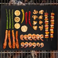 Reusable Non-Stick BBQ Grill Mats, 2-Pack