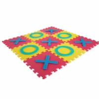 Hey! Play! Large Interlocking Foam Square Tic-Tac-Toe Game