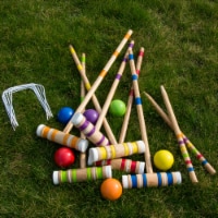 Hey Play 80-460510 Complete Croquet Set with Carrying Case
