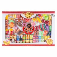 Hey Play 80-PP-1059907 Pretend Play Assorted Food Set