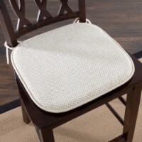 Lavish Home Memory Foam Chair Pad - Beige