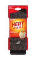 Heat Lockers® Thermal Crew Socks - Black / Gray Perspective: Main