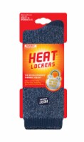 Heat Lockers® Thermal Twist Crew Socks - Indigo/Denim Perspective: Main