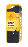 Heat Holders® Ultra LITE™ Men's Robin Twist Crew Sock - Black Perspective: Main