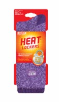 Heat Lockers® Women's Warmest Twist Crew Sock - Purple / Lilac Perspective: Main