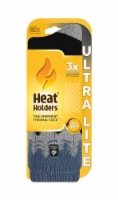 Heat Holders® Men's Ultra Lite Balsam Trees Crew Socks - Black Perspective: Main