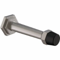 National Hardware 3 In. Satin Nickel Powell Door Stop N830-531