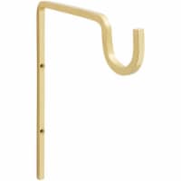 National 2646 9 In. Brushed Gold Steel Extended Wall Hook Plant Hanger N275-508