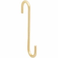 National 2648 4-3/4 In. Brushed Gold Steel Modern Small S-Hook Plant Hanger