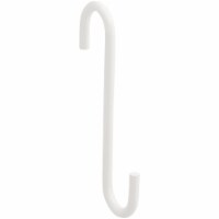 National 2648 4-3/4 In. White Steel Modern Small S-Hook Plant Hanger N275-513