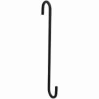 National 2649 8 In. Black Steel Modern Large S-Hook Plant Hanger N275-517