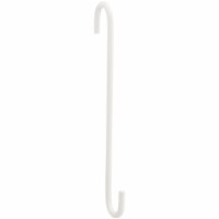 National 2649 8 In. White Steel Modern Large S-Hook Plant Hanger N275-519