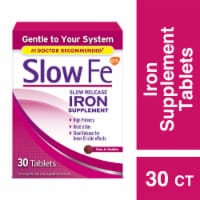 Slow Fe 45mg Iron Supplement for Iron Deficiency, Slow Release, Easy to Swallow Tablets Perspective: Main