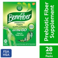 Benefiber On the Go Prebiotic Fiber Digestive Health Supplement Powder