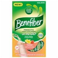 Benefiber Fiber Supplement, Strawberry Lemonade, On the Go Stick Packs Perspective: Main