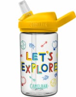Camelbak Eddy Let's Explore Water Bottle - Yellow Perspective: Main