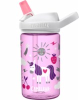 Camelbak Eddy Unicorn Party Water Bottle - Purple / White / Pink Perspective: Main