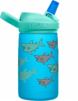 Ello Riley Junior Stainless Steel Water Bottle - Blue, 12 oz - Kroger