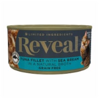 Reveal Tuna Fillet with Sea Bream Wet Cat Food Perspective: Main