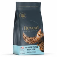 Reveal Adult Complete Dry Cat Food Whitefish Recipe Perspective: Main