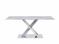 Dining Table White & Grey