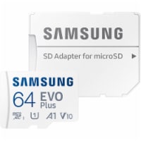 Samsung 64 GB EVO Plus + Adapter MB-MC64KA/AM microSDXC Memory Card