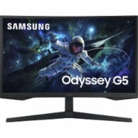 Samsung S27CG552ENXZ 27 inch Odyssey 1000R Curved QHD 165Hz FreeSync Gaming Monitor - Blac Perspective: Main