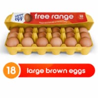Happy Egg Co.® Free Range Large Brown Eggs Perspective: Main