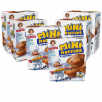 Blueberry Mini Muffins, 6 Boxes, 30 Travel Pouches of Bite Size Muffins