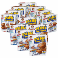 Blueberry Mini Muffins, 12 Boxes, 60 Travel Pouches of Bite Size Muffins