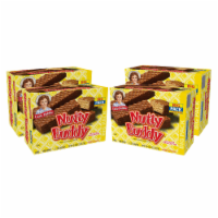 Nutty Buddy Bars, 4 Big Pack Boxes, 96 Twin Wrapped Wafer Bars with Peanut Butter