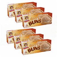 Little Debbie Honey Buns, 6 Boxes, 36 Individually Wrapped Breakfast Pastries