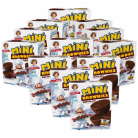 Little Debbie Mini Brownies, 12 Boxes, 60 Travel Pouches of Bite Size Chocolate Brownies