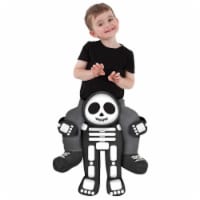 Morris Costumes MHPBTSK 2 ft. 6 in. to 3 ft. 11 in. Toddler Skeleton Piggyback Costume