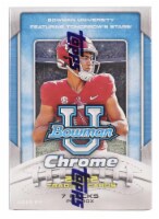 Topps 2022 NFL Bowman Chrome University Football Value Box Sports Trading Cards