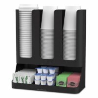 Mind Reader ORGANIZER,COFE,CNDMNT,BK UPRIGHT6BLK