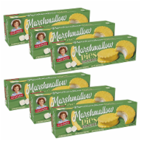 Banana Marshmallow Pies, 6 Boxes, 48 Banana Flavored Cookies With Marshmallow Filling