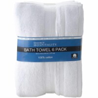Grandeur Hospitality Bath Towel 6 Pack 34 x 54 100% Cotton 6 Pack
