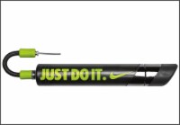 Nike Hyperspeed Ball Pump - Black/Green Perspective: Main