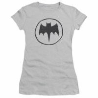 Trevco Batman-Handywork - Short Sleeve Junior Sheer Tee - Silver- Small
