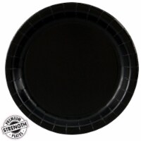Birth5000 258927 Dinner Plate, Black - 8 Piece
