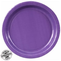 Birth5000 258931 Dinner Plate, Purple - 8 Piece