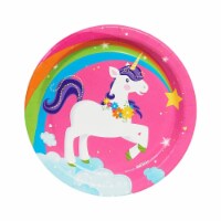 Buyseasons 263845 Fairytale Unicorn Party Dessert Plates - Size 48